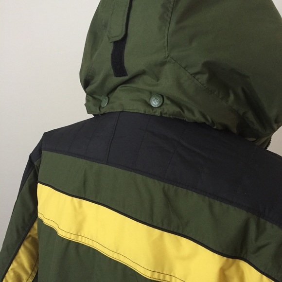 Columbia Hooded Winter Coat, Green, Sz 14/16 - Picture 3 of 6